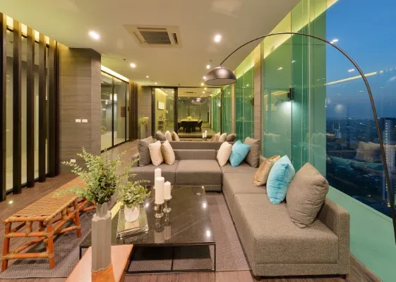 Fotografía del Interior de uno de los departamentos en venta CDMX de Alfa inmobiliaria México con decoración cálida